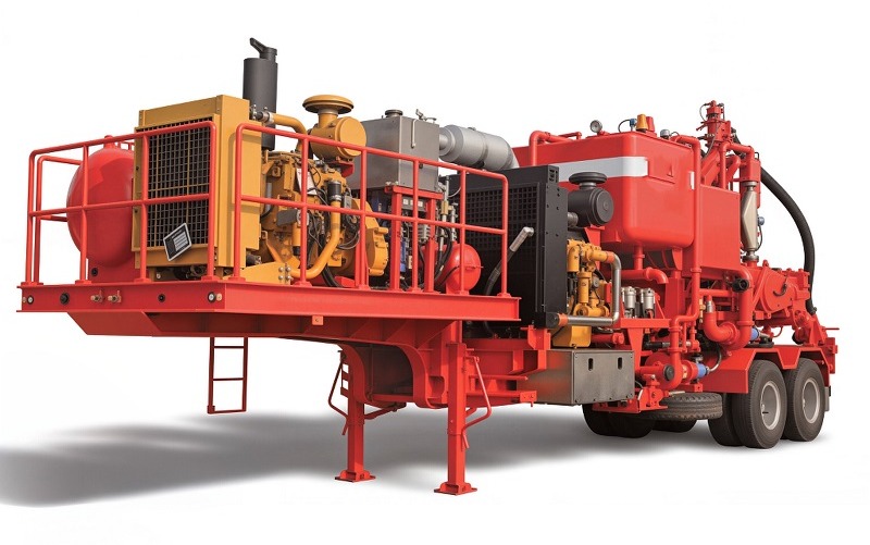 SGJ400 27 Twin pump cementing trailer