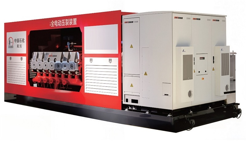 SCF8000 continuous full load all electric fracturing skid