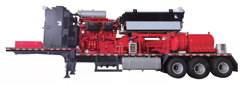 SYL2500Q 105T fracturing trailer