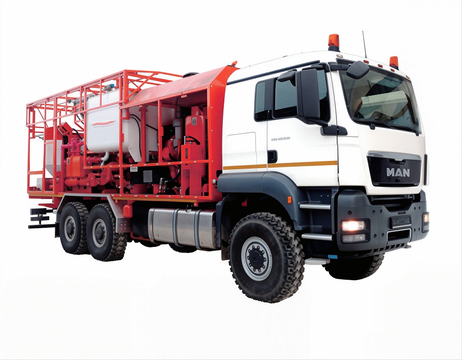 single pump cementing truck reference image 2