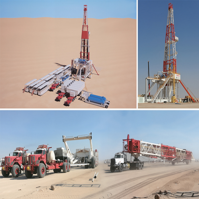 desert drilling rig reference image 2