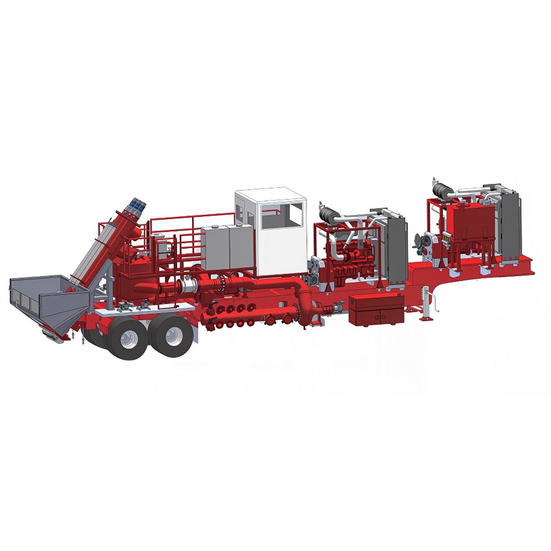 trailer mounted fracturing unit reference image 2