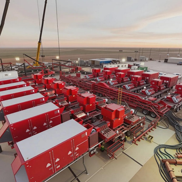 SCF8000 continuous full load all electric fracturing skid additional product view 1