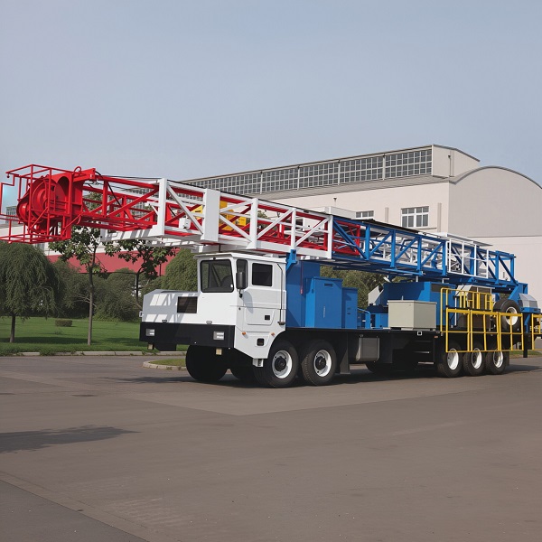 XJ900 Three section mast Workover Rig additional product view 2